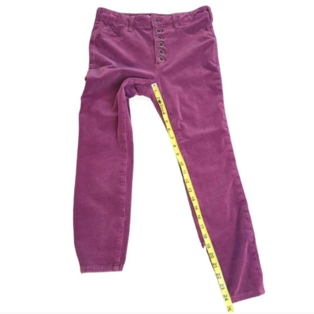 Anthropologie Pilcro and the letterpress High-Rise Skinny Ankle Courdory Pants - Picture 9 of 11